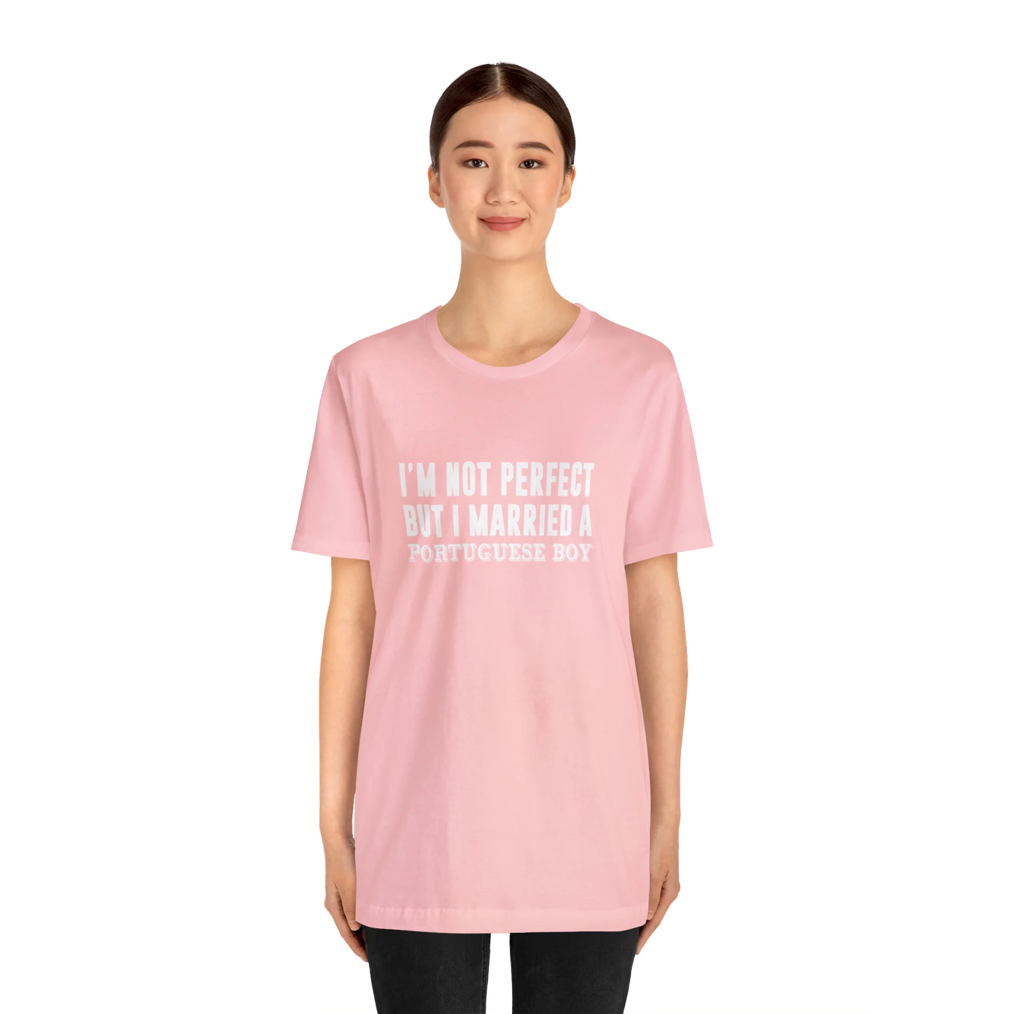 I'm Not Perfect But I Married a Portuguese Boy T-Shirt  🇨🇦 - Image 29