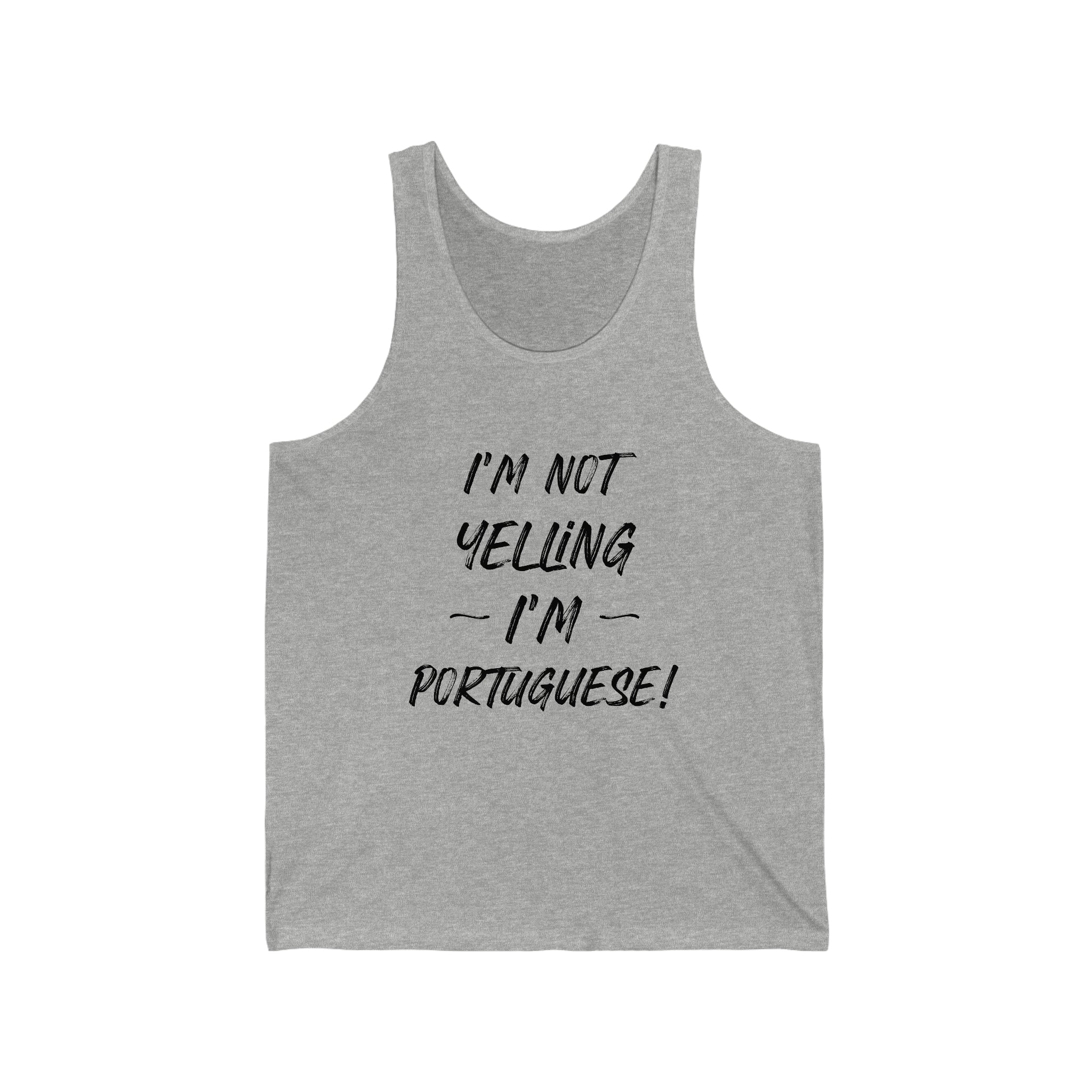 I'm Not Yelling I'm Portuguese Tank Top - Image 3