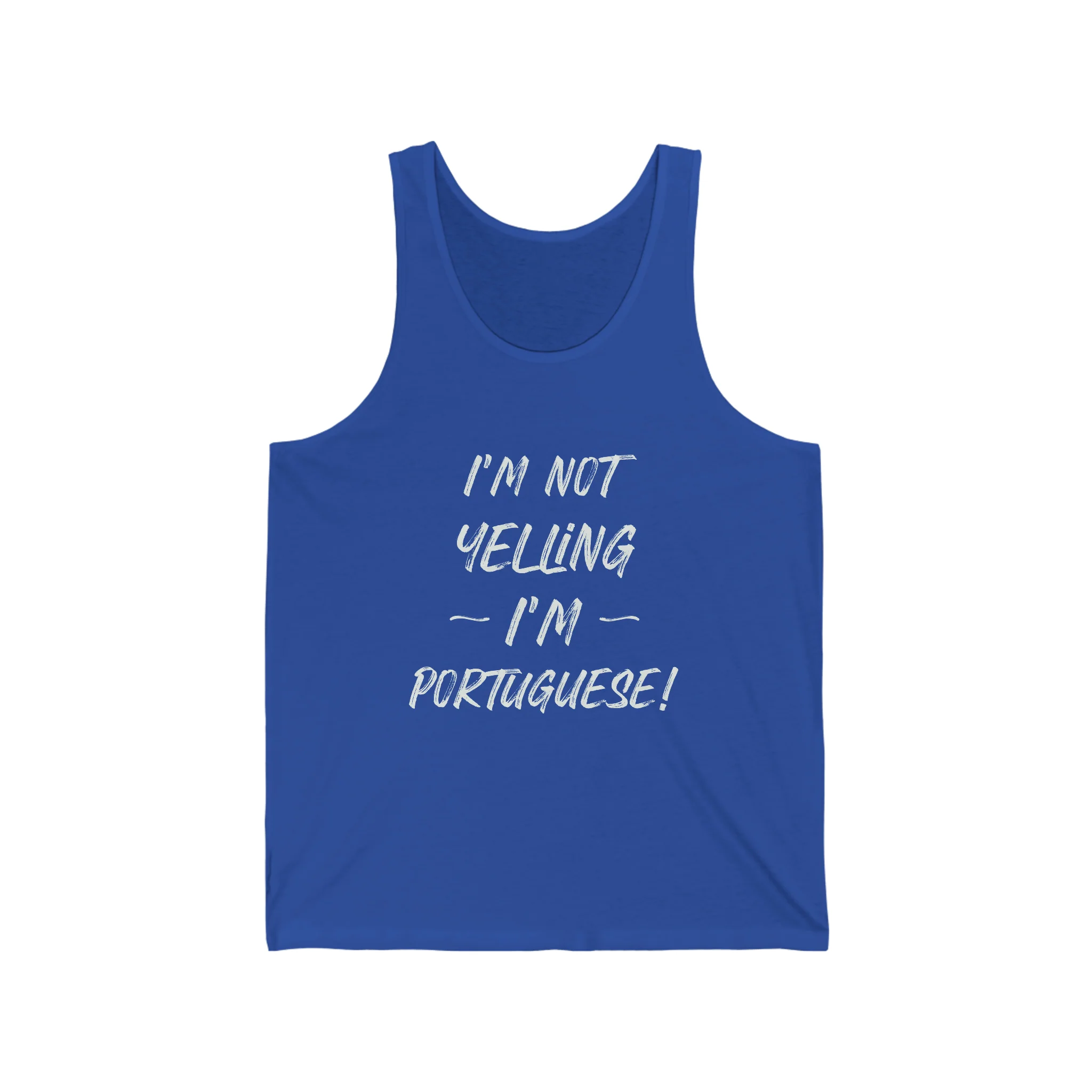 I'm Not Yelling I'm Portuguese Tank Top - Image 5
