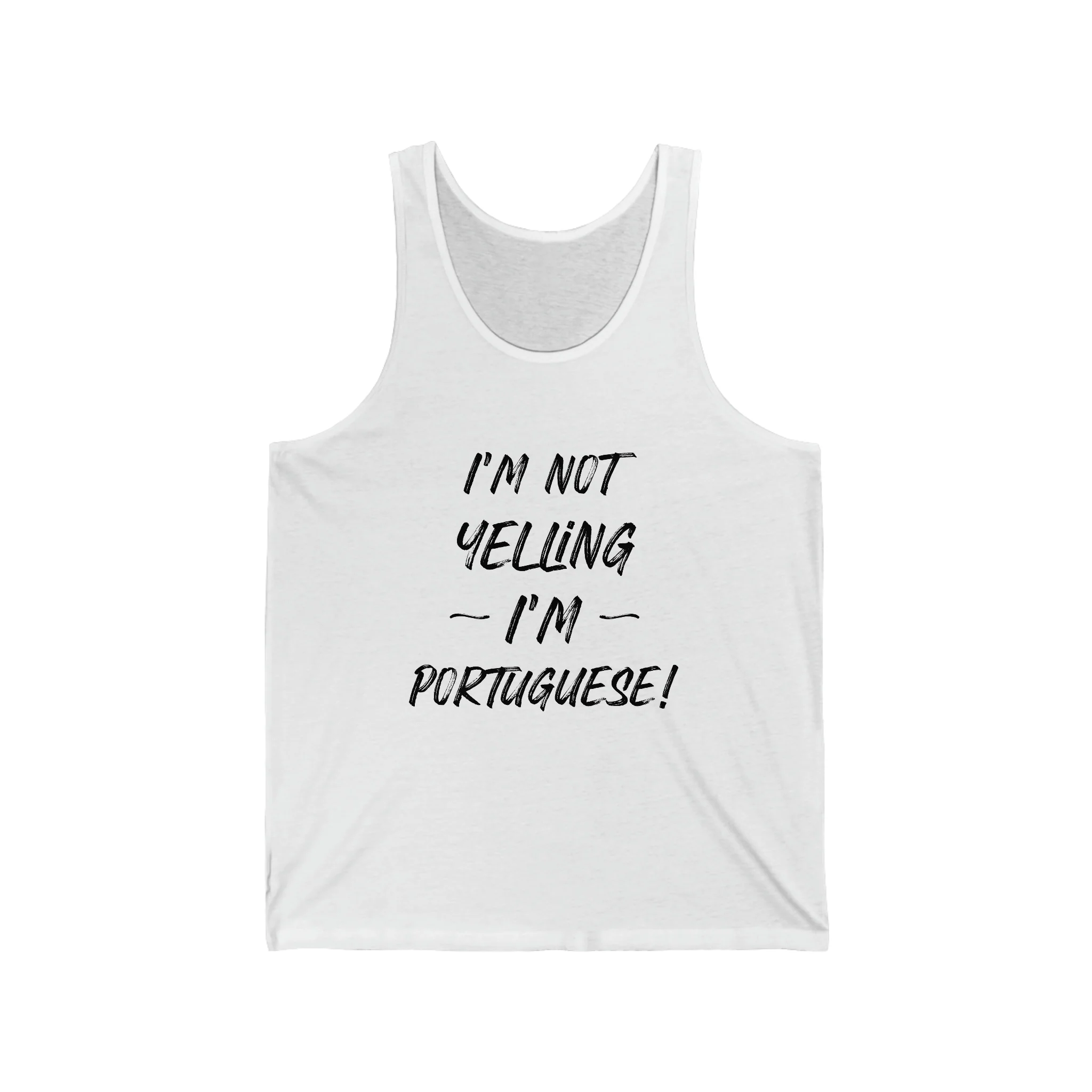 I'm Not Yelling I'm Portuguese Tank Top - Image 6