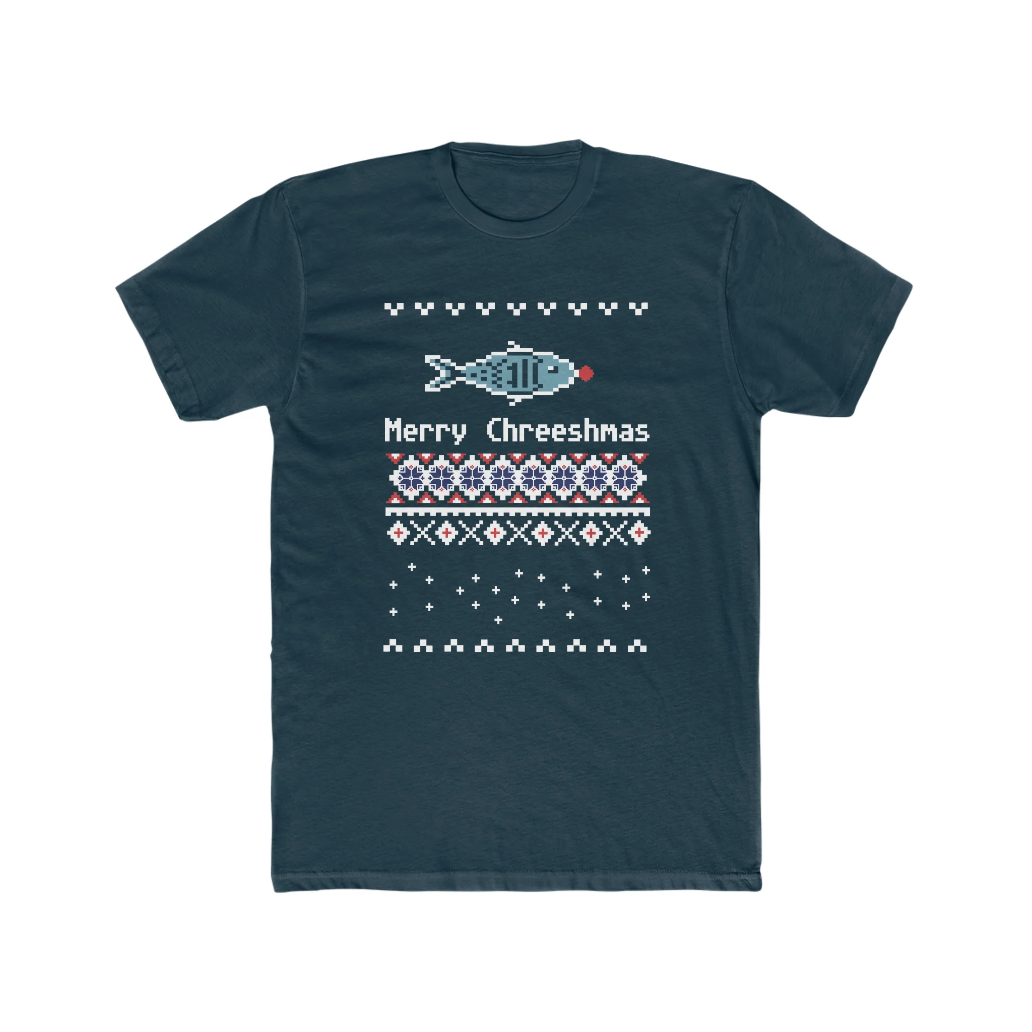 "Merry Chreeshmas" Ugly Christmas T-Shirt - Image 4