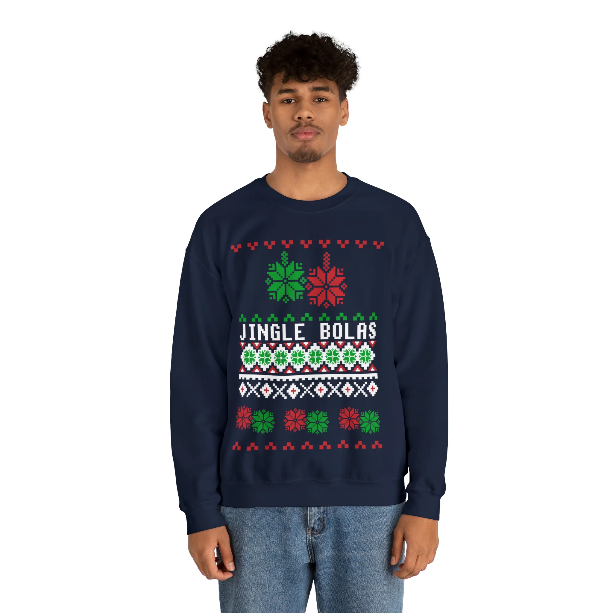 "Jingle Bolas" Ugly Christmas Sweatshirt - Image 8